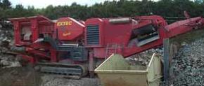 Extec Pitbull Jaw crusher